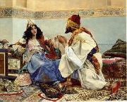 unknow artist Arab or Arabic people and life. Orientalism oil paintings 198 oil on canvas